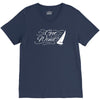 got wind sailing boat V-Neck Tee