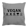 VEGAN Throw Pillow