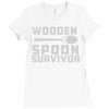 wooden spoon survivor Ladies Fitted T-Shirt
