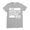Rooting for Everybody Ladies Fitted T-Shirt
