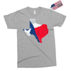 Eroded Texas Map With Flag Exclusive T-shirt