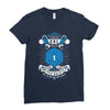 Natural 1   Orc Blue Edition Ladies Fitted T-Shirt