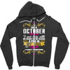 i am a october women Zipper Hoodie