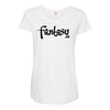 fantasy Maternity Scoop Neck T-shirt