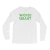 wicked smaht funny Long Sleeve Shirts