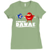 Finding Da Wae Shirt - Ugandan Knuckles Shirt Ladies Fitted T-Shirt