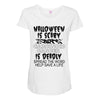 halloween is scary but carcinoid cancer is deadly spread the word help Maternity Scoop Neck T-shirt