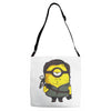 minion jaune Adjustable Strap Totes