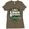 links lawn service Ladies Fitted T-Shirt