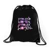 empowered women 4 Drawstring Bags