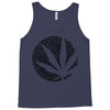 cannabis fingerprinting (black) Tank Top