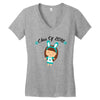 class o f 2018 cool girl Women's V-Neck T-Shirt