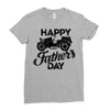 happy father's day 2 Ladies Fitted T-Shirt