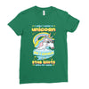 5  unicorn stab idiots Ladies Fitted T-Shirt