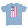 t-rex vintage american flag Youth Tee