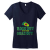 rock out with your guac out Women's V-Neck T-Shirt