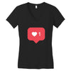 TAP LIKE Women's V-Neck T-Shirt