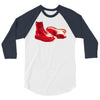 red skinhead bovver boots ideal birthday gift or present 3/4 Sleeve Shirt