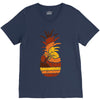 pineapple and beach V-Neck Tee