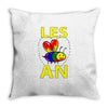 gay pride parade lgbt lesbian gay bi trans queer pan light Throw Pillow