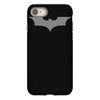 uomo batman bruce wayne logo stampa argento cinema&amp;tv iPhone 8