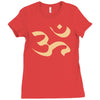 om zeichen indien buddhisten meditation religion yoga Ladies Fitted T-Shirt