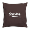 grandpa since 2015 Throw Pillow