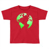 Earth Themed Funny Toddler T-shirt