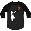banksy style 3/4 Sleeve Shirt
