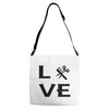love hairstylist Adjustable Strap Totes