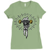 skateboard truck Ladies Fitted T-Shirt