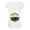 Summer Vibes Maternity Scoop Neck T-shirt