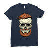 terror skull Ladies Fitted T-Shirt