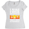 funny i make cider disappear, ideal gift or birthday present. Women's Triblend Scoop T-shirt