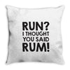 run rum Throw Pillow