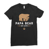 papa bear Ladies Fitted T-Shirt