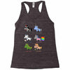 unicorn funny Racerback Tank