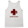 i'm with player 2 video game gamer computer geek nerd funny tee shirt Tank Top