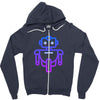 robot andro Zipper Hoodie