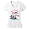An August Girl Like A Flowers Women's V-Neck T-Shirt