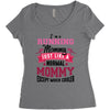 running mommy Women's Triblend Scoop T-shirt
