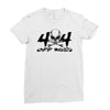 4x4 big skull head  off road Ladies Fitted T-Shirt