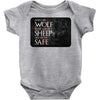 Leave One Wolf Alive And The Sheep Are Never Safe Baby Onesie