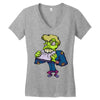 monster cartoon character 14 Women's V-Neck T-Shirt