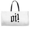 oi punk rock top long sleeve Weekender Totes