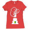 gear shifters stick clutch Ladies Fitted T-Shirt
