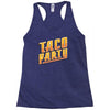 taco party Racerback Tank