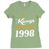 kings are born in 1998 Ladies Fitted T-Shirt