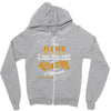 I'm a june woman I was born with my heart Zipper Hoodie