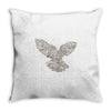 dove typography Throw Pillow